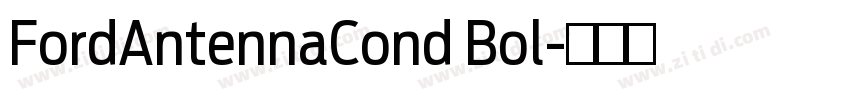 FordAntennaCond Bol字体转换